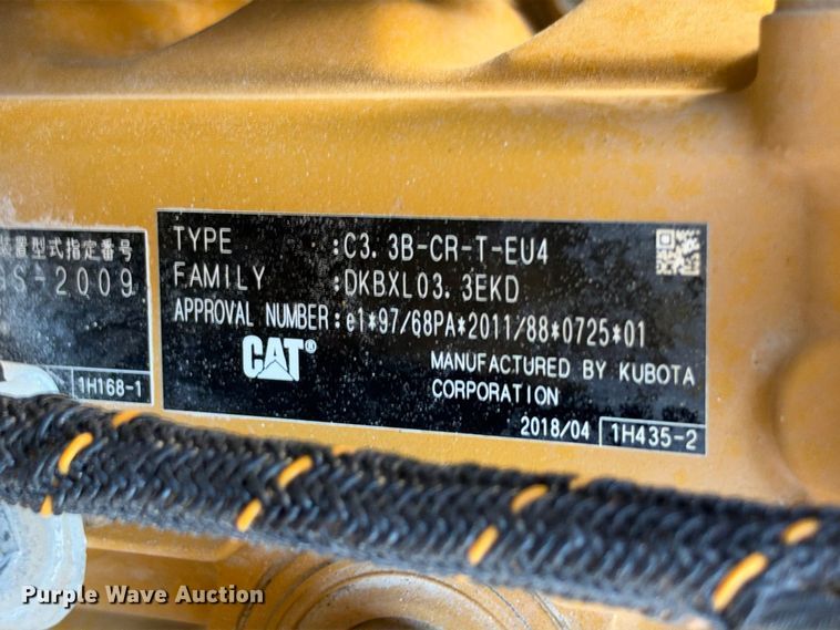 image for item FN3624 2018 Caterpillar 259D skid steer loader