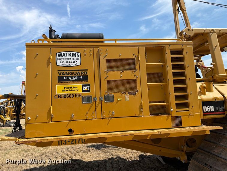 image for item FN3633 2006 Caterpillar D6N LGP tack tractor with pipelayer