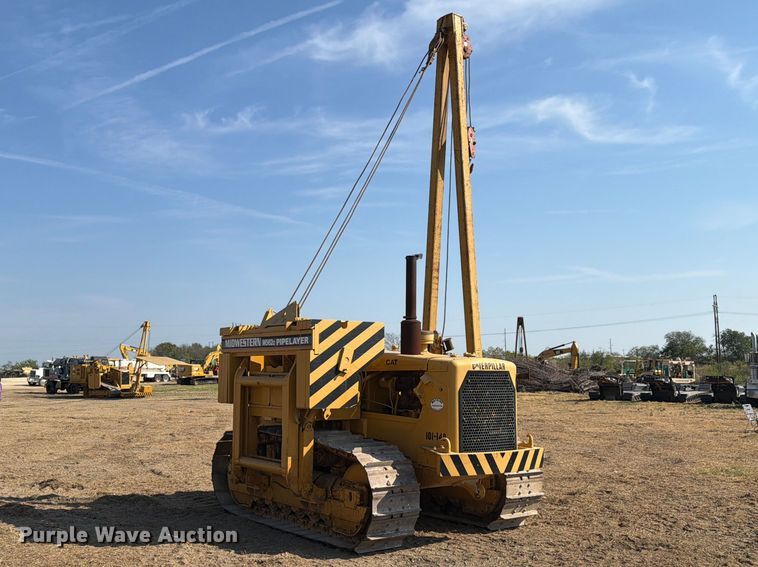 image for item FN3634 1987 Caterpillar D6D with 562 pipelayer