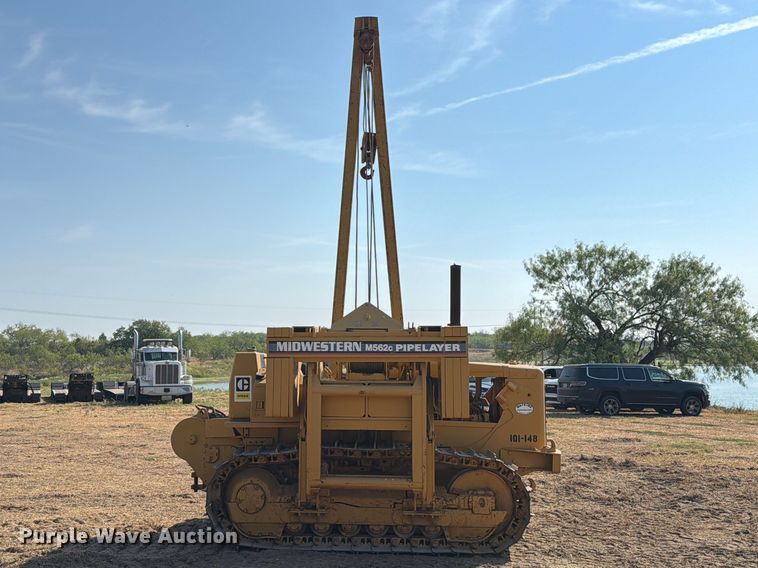 image for item FN3634 1987 Caterpillar D6D with 562 pipelayer