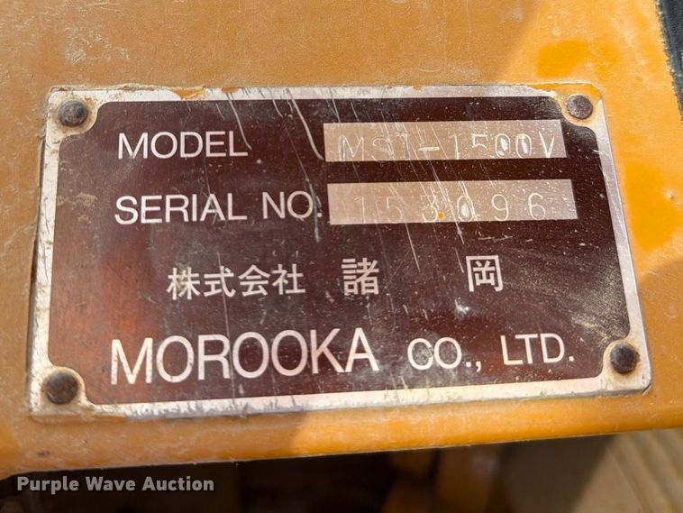 image for item FN3642 Morooka MST1500 track carrier