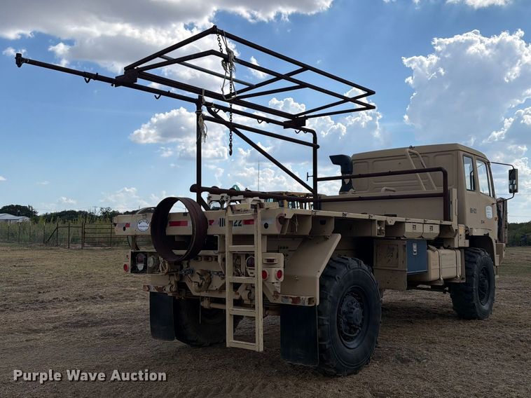 image for item FN3650 1998 Stewart & Stevenson flatbed truck