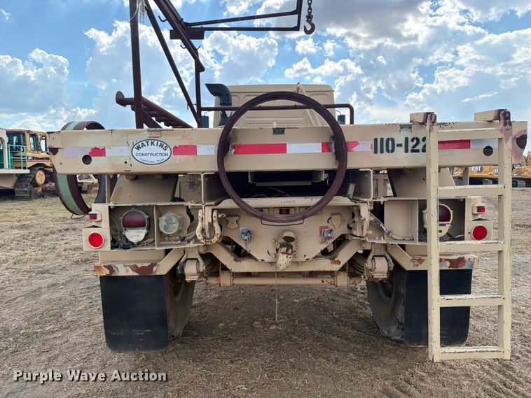 image for item FN3650 1998 Stewart & Stevenson flatbed truck