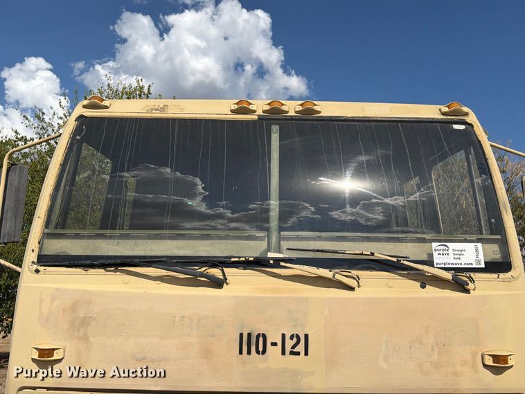 image for item FN3651 1997 Stewart & Stevenson flatbed truck