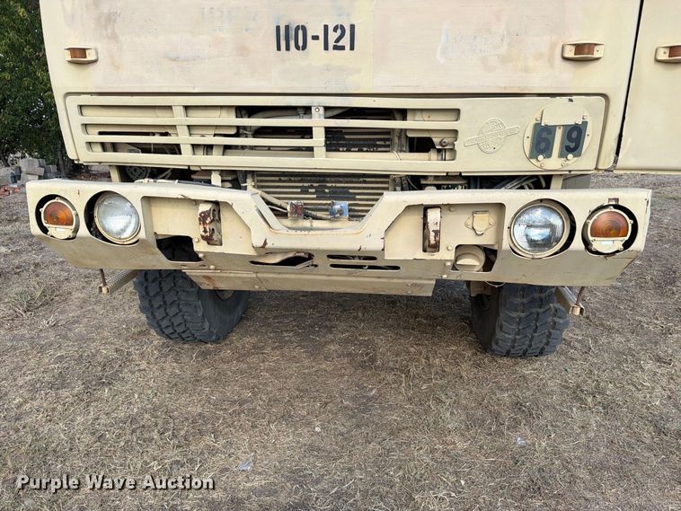 image for item FN3651 1997 Stewart & Stevenson flatbed truck