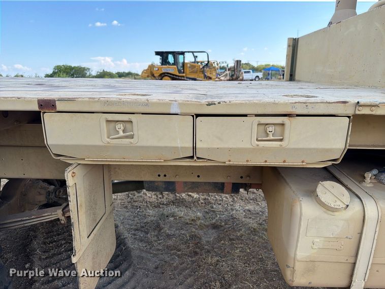 image for item FN3651 1997 Stewart & Stevenson flatbed truck