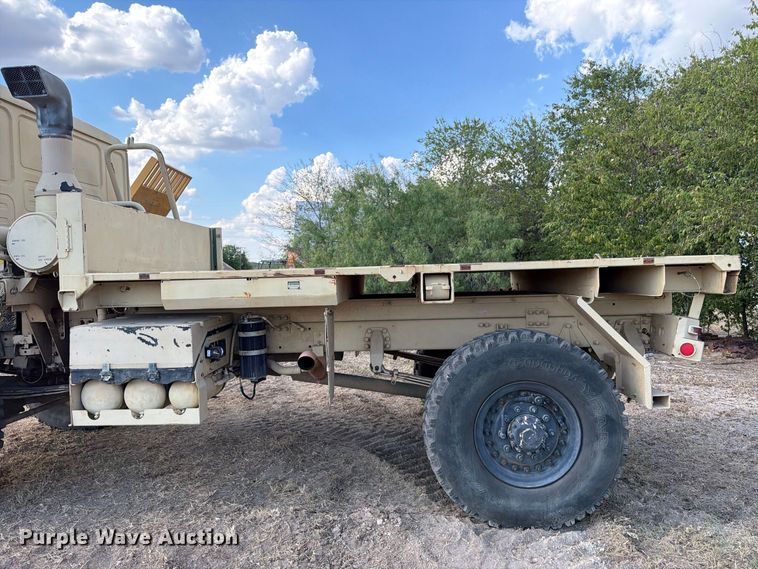 image for item FN3651 1997 Stewart & Stevenson flatbed truck