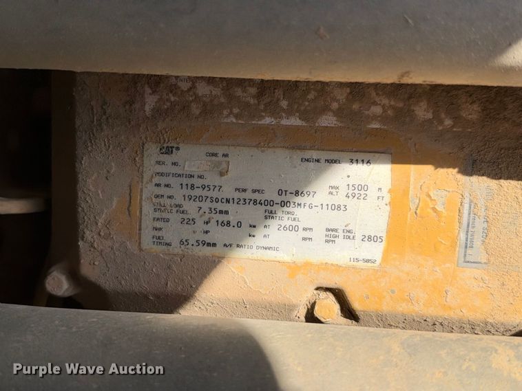 image for item FN3651 1997 Stewart & Stevenson flatbed truck