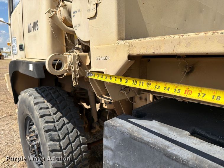 image for item FN3652 1998 Stewart & Stevenson flatbed truck