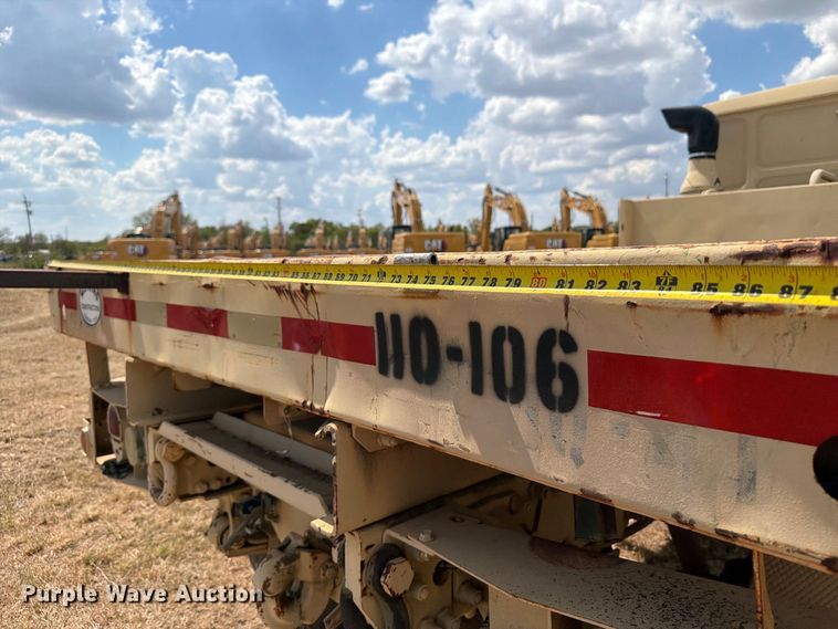 image for item FN3652 1998 Stewart & Stevenson flatbed truck