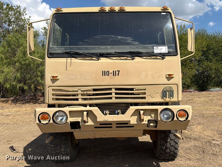 image for item FN3654 1996 Stewart & Stevenson flatbed truck