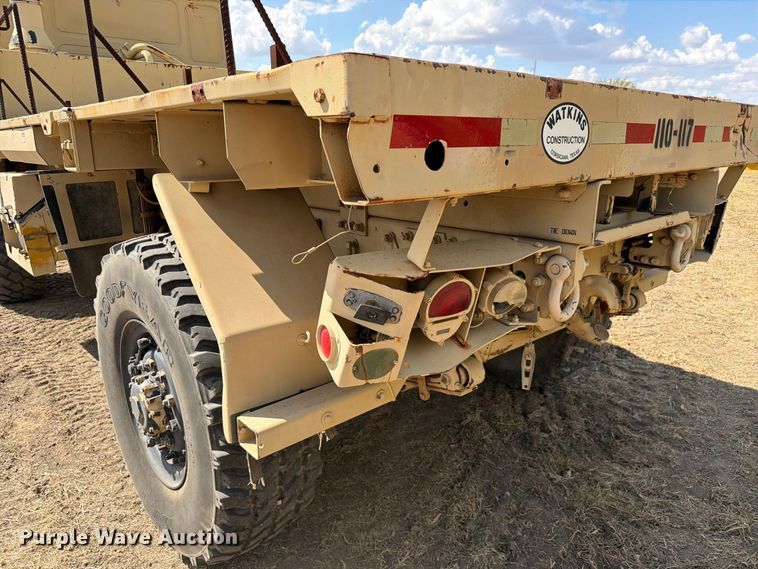 image for item FN3654 1996 Stewart & Stevenson flatbed truck