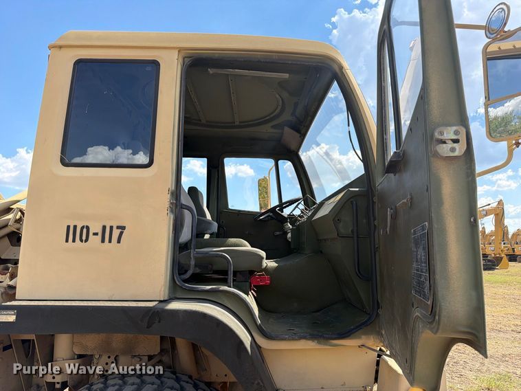image for item FN3654 1996 Stewart & Stevenson flatbed truck