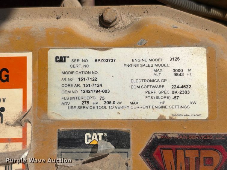 image for item FN3655 2004 Stewart & Stevenson 4X4 flatbed truck