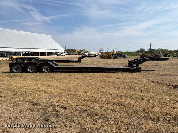 image for item FN3657 2012 Trail King TK110HDG lowboy equipment trailer