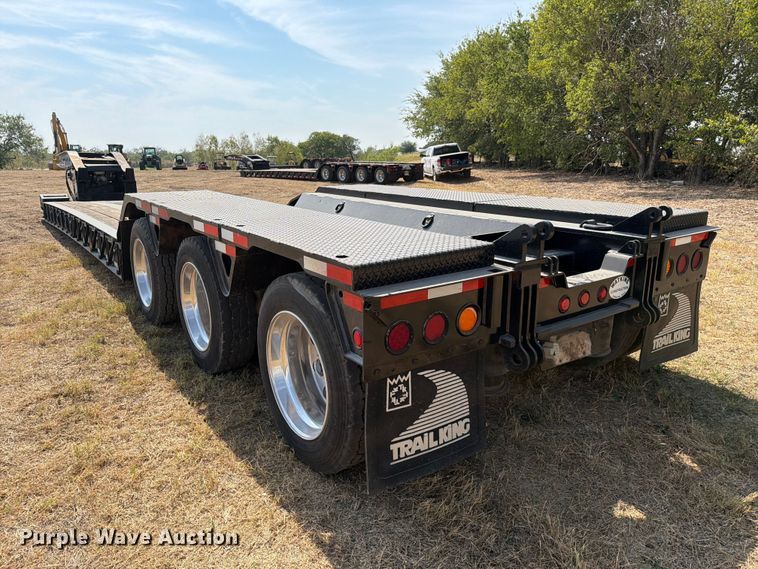 image for item FN3657 2012 Trail King TK110HDG lowboy equipment trailer
