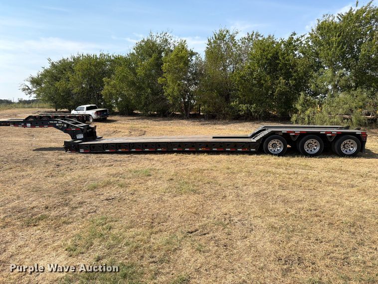 image for item FN3657 2012 Trail King TK110HDG lowboy equipment trailer