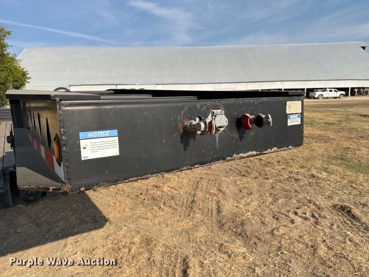 image for item FN3657 2012 Trail King TK110HDG lowboy equipment trailer