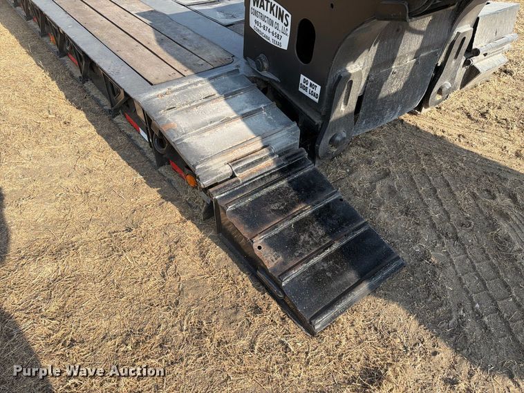 image for item FN3657 2012 Trail King TK110HDG lowboy equipment trailer