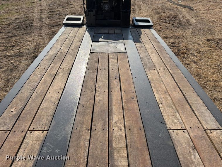 image for item FN3657 2012 Trail King TK110HDG lowboy equipment trailer