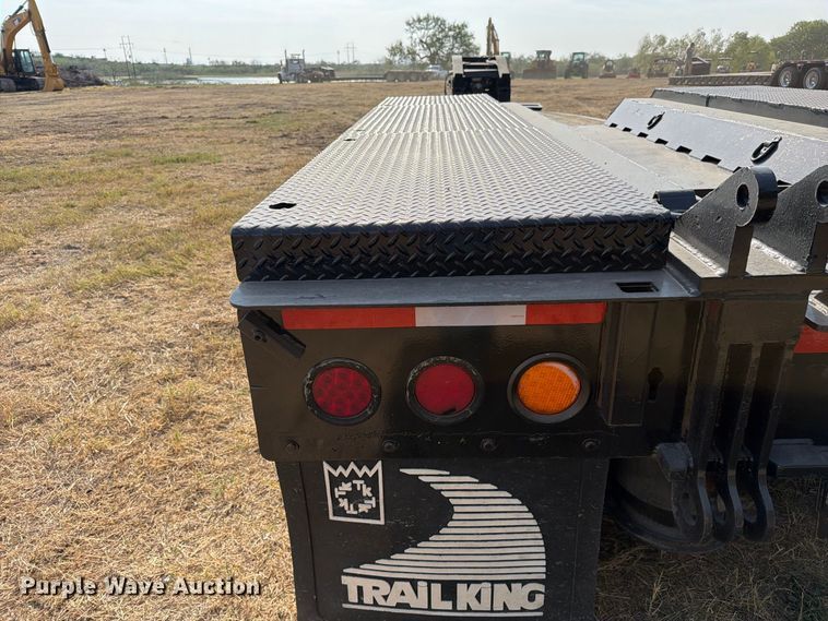 image for item FN3657 2012 Trail King TK110HDG lowboy equipment trailer