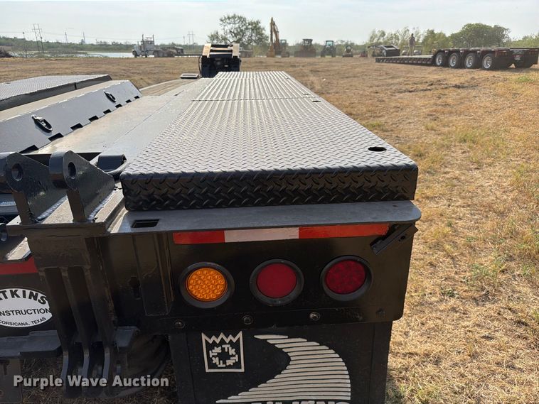image for item FN3657 2012 Trail King TK110HDG lowboy equipment trailer