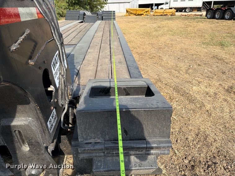 image for item FN3657 2012 Trail King TK110HDG lowboy equipment trailer