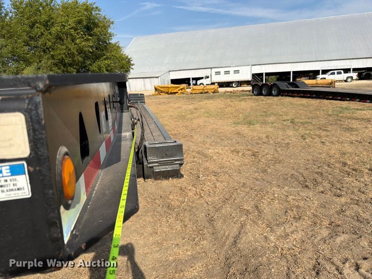 image for item FN3657 2012 Trail King TK110HDG lowboy equipment trailer