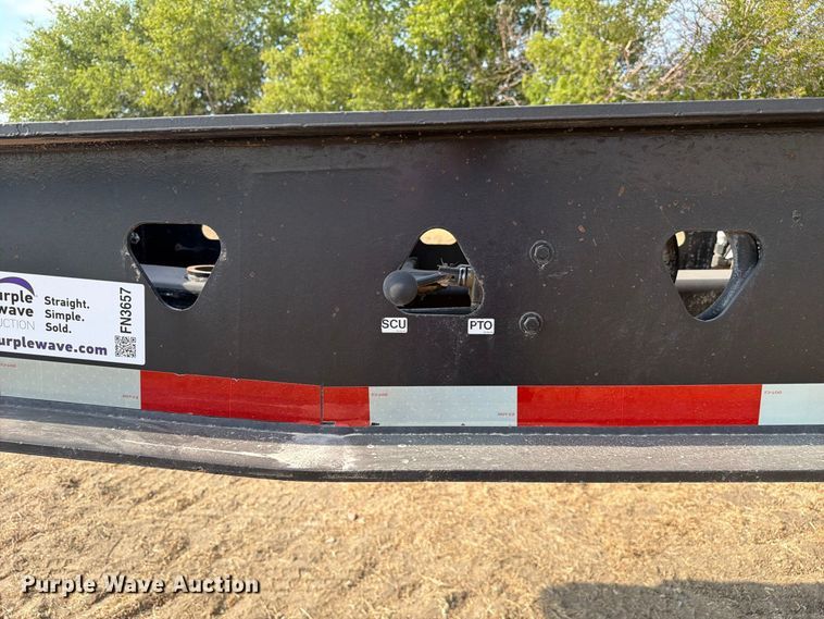 image for item FN3657 2012 Trail King TK110HDG lowboy equipment trailer