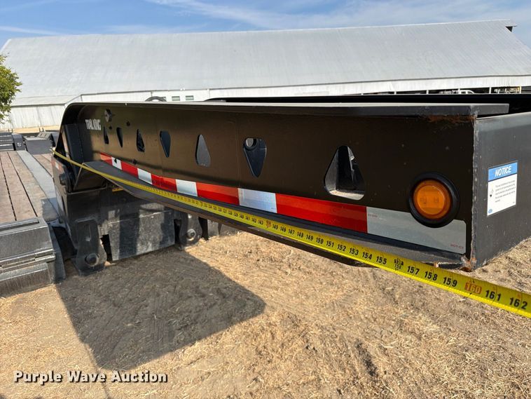 image for item FN3657 2012 Trail King TK110HDG lowboy equipment trailer