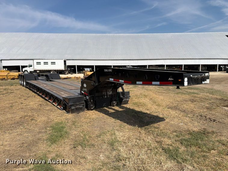 image for item FN3658 2022 Trail King TK110HDG lowboy equipment trailer