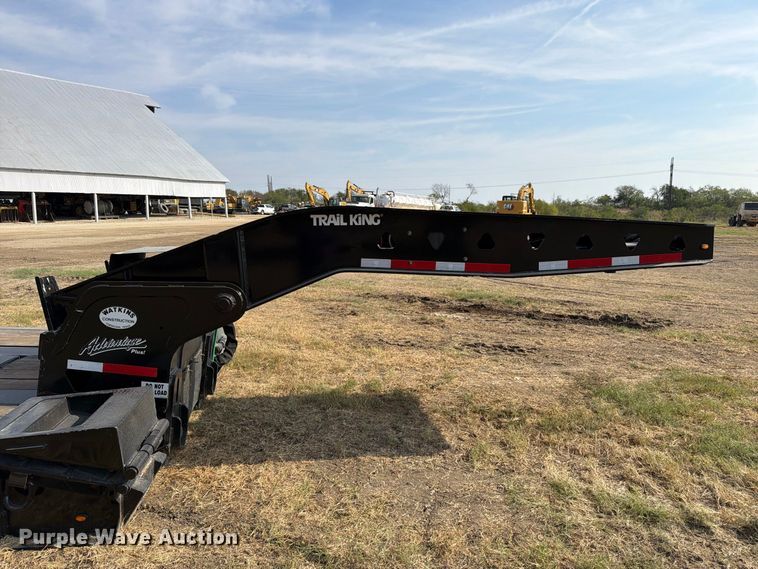image for item FN3658 2022 Trail King TK110HDG lowboy equipment trailer