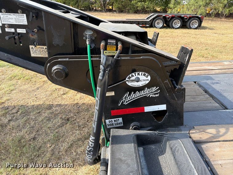 image for item FN3658 2022 Trail King TK110HDG lowboy equipment trailer