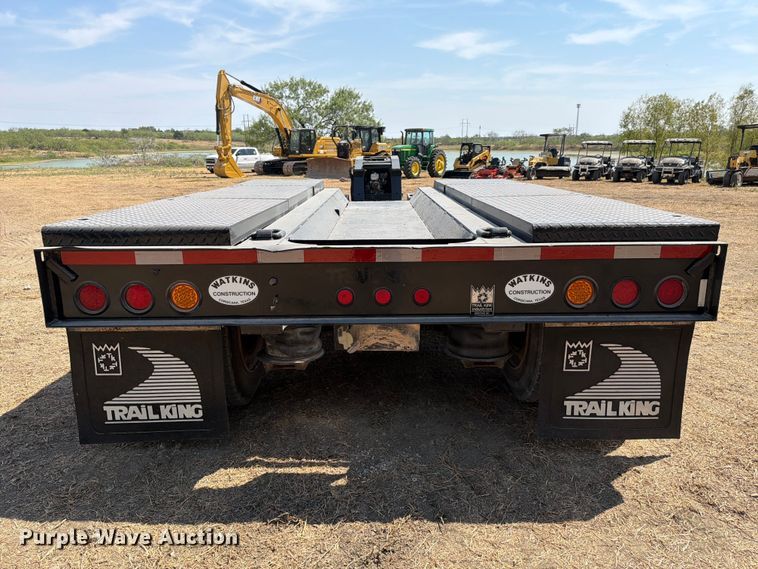 image for item FN3659 2005 Trail King TK110HDG lowboy equipment trailer