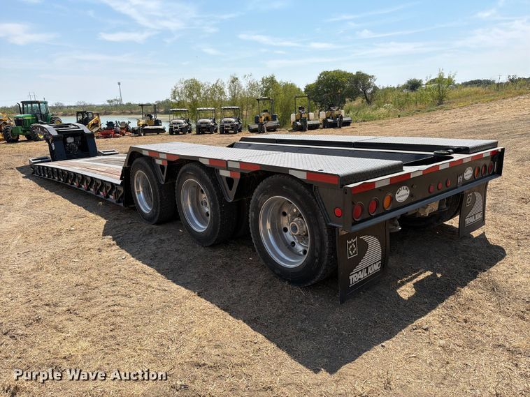 image for item FN3659 2005 Trail King TK110HDG lowboy equipment trailer
