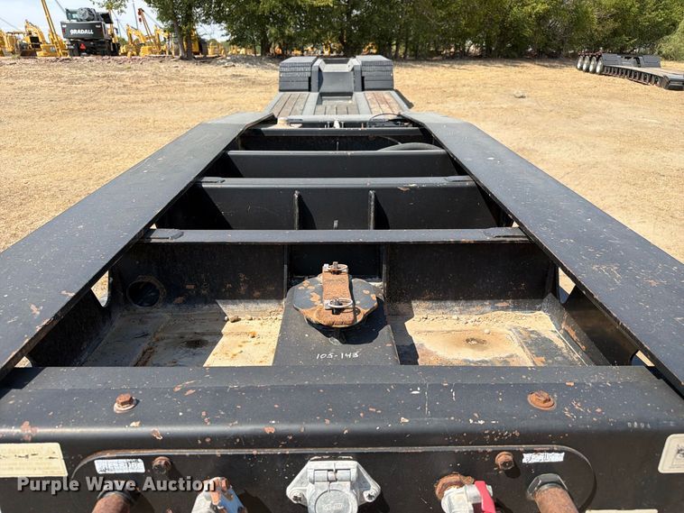image for item FN3659 2005 Trail King TK110HDG lowboy equipment trailer