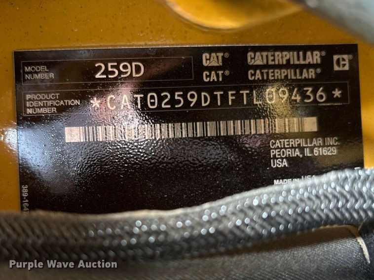 2016 Caterpillar 259D