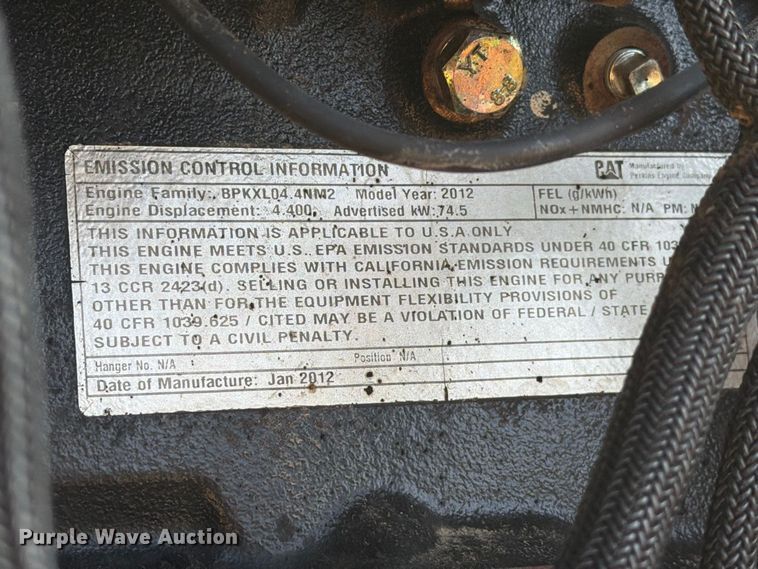 image for item FN3679 2013 Caterpillar TH514 telehandler