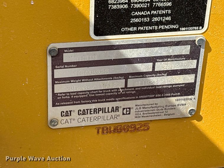 image for item FN3679 2013 Caterpillar TH514 telehandler