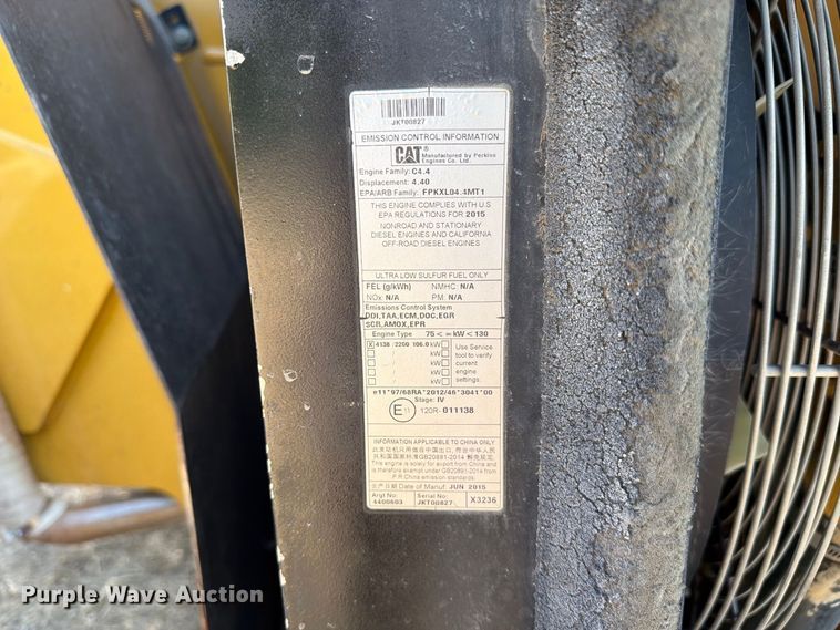 2015 Caterpillar 1255D