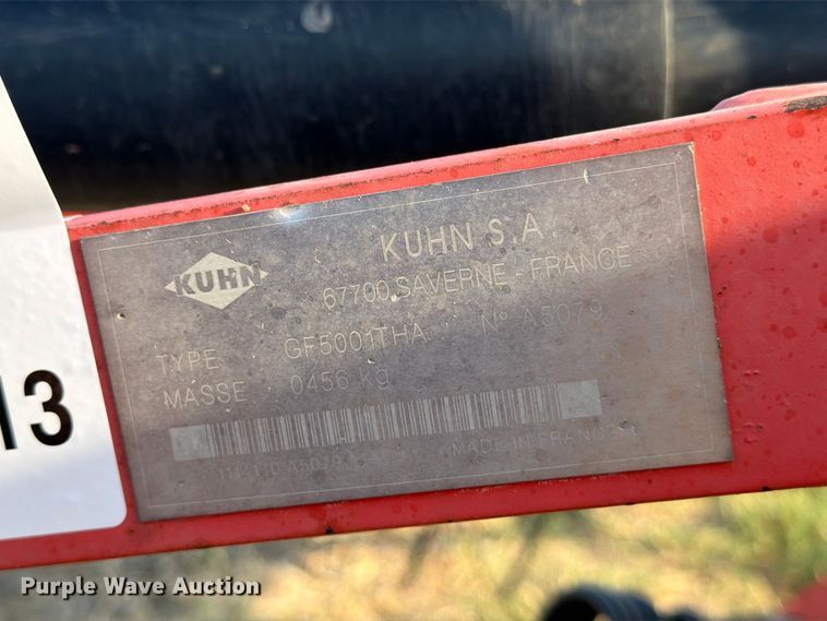 image for item FN3713 Kuhn GF 5001 THA hay tedder