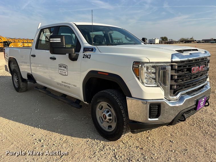 image for item FN3721 2021 GMC Sierra 2500 Crew Cab pickup truck