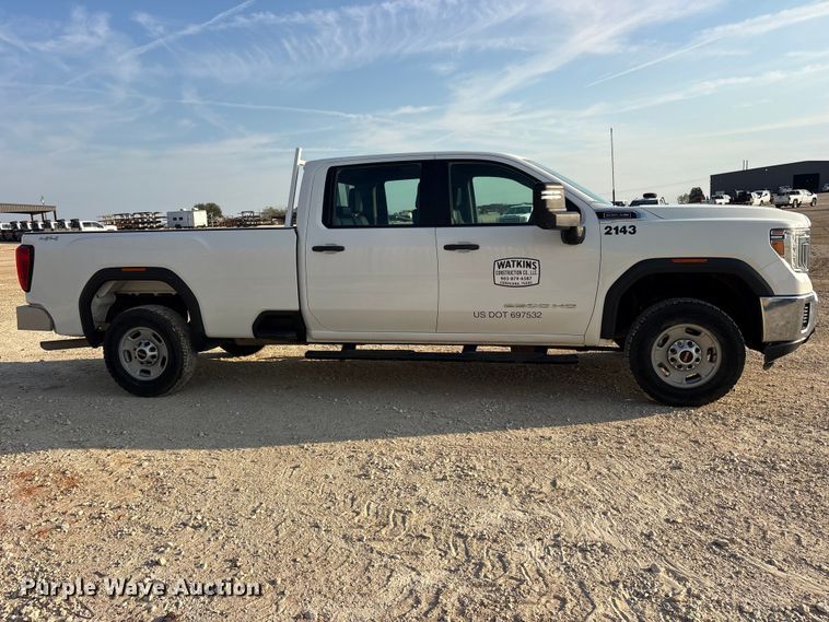 image for item FN3721 2021 GMC Sierra 2500 Crew Cab pickup truck
