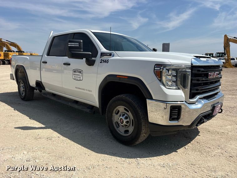 image for item FN3722 2021 GMC Sierra 2500 Crew Cab pickup truck