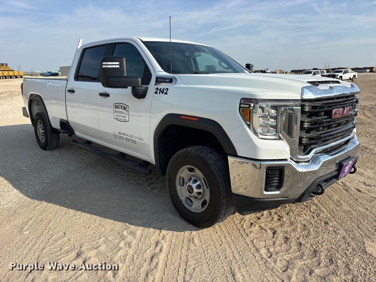 image for item FN3725 2021 GMC Sierra 2500 Crew Cab pickup truck