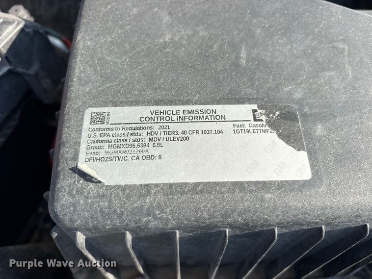 image for item FN3725 2021 GMC Sierra 2500 Crew Cab pickup truck