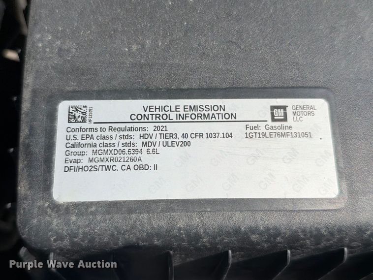 image for item FN3727 2021 GMC Sierra 2500 Crew Cab pickup truck