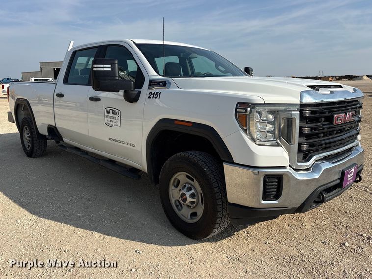 image for item FN3730 2021 GMC Sierra 2500 Crew Cab pickup truck