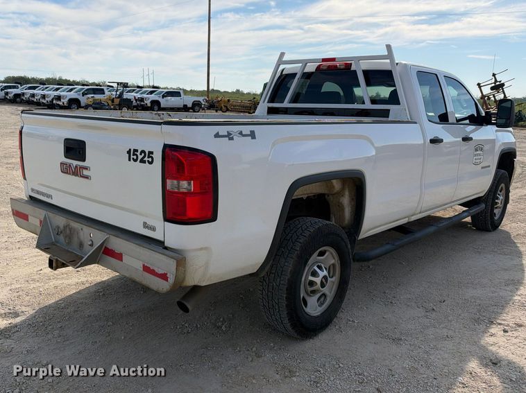 image for item FN3734 2015 GMC Sierra 2500 4X4 Ext. Cab pickup truck