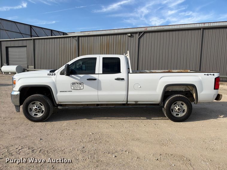 image for item FN3734 2015 GMC Sierra 2500 4X4 Ext. Cab pickup truck